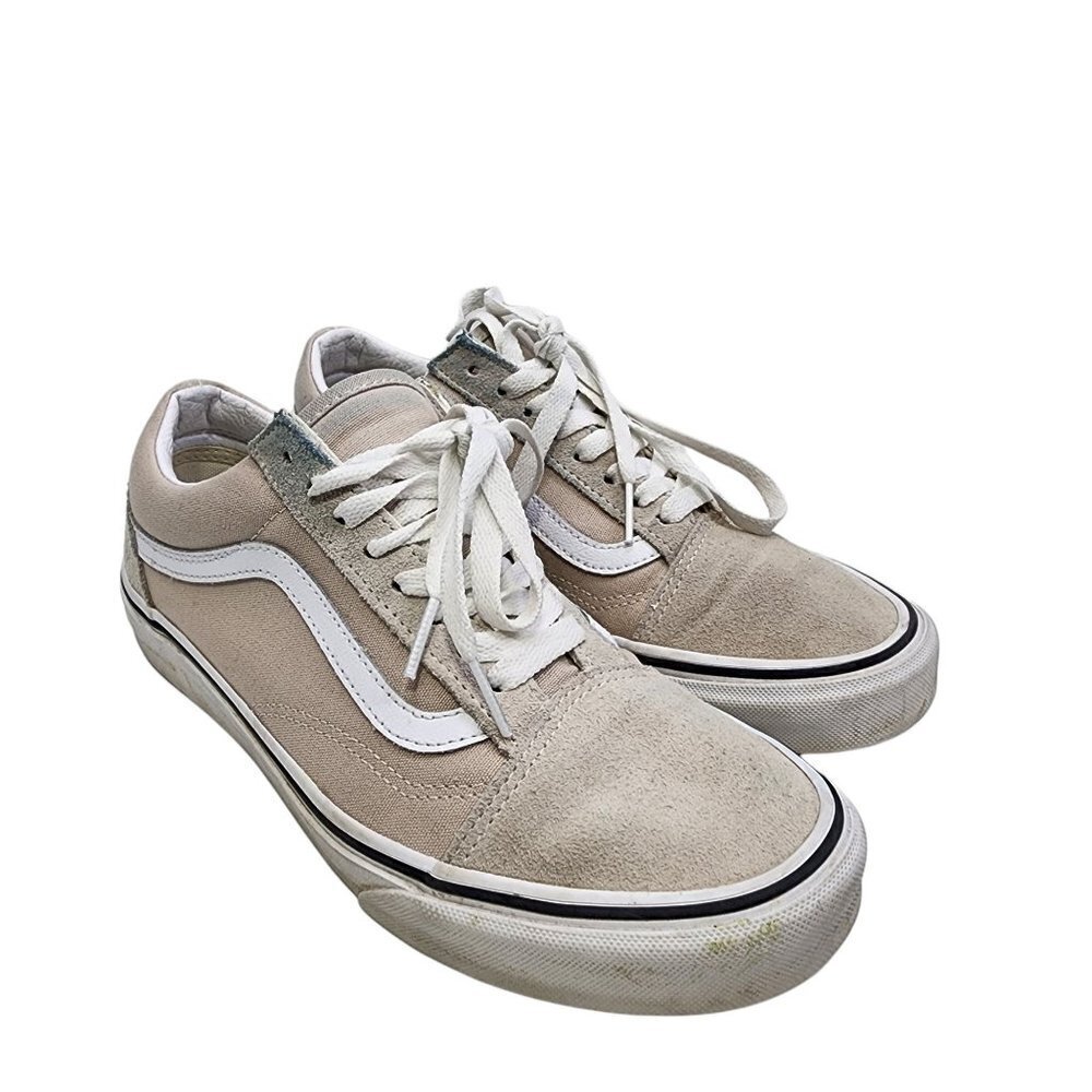 VANS 508731 Old Skool Classics Canvas and Suede Skater Shoes Men's 7 Women's 8.5
